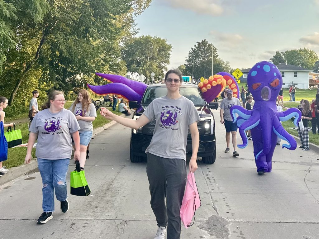 Walking the route